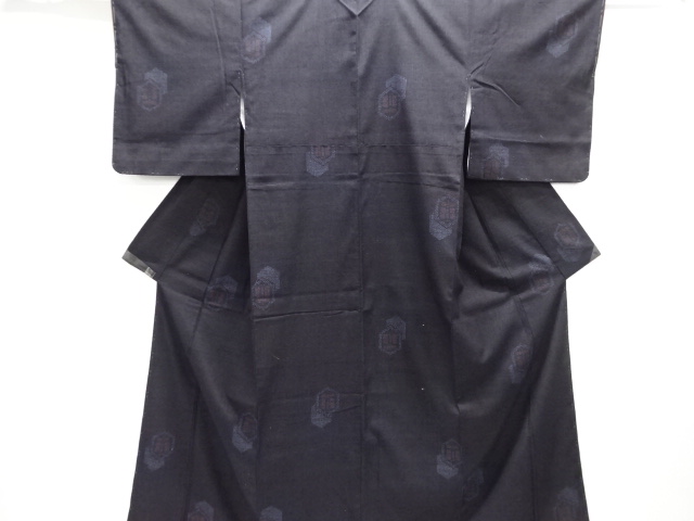 JAPANESE KIMONO / YUKI TSUMUGI / UNUSED / WOVEN CAMELLIA / INTANGIBLE CULTURAL HERITAGE